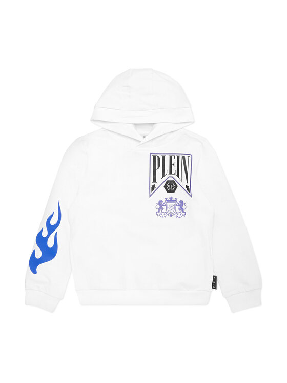 PHILIPP PLEIN PHILIPP PLEIN Bluza 28195 Biały Regular Fit