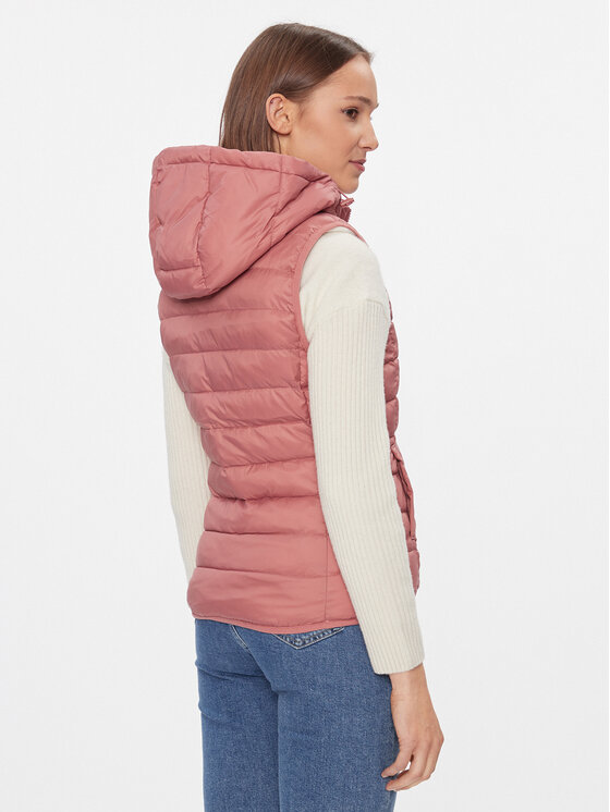 ONLY ONLY Αμάνικο Μπουφάν New Tahoe Hood 15205760 Ροζ Regular Fit