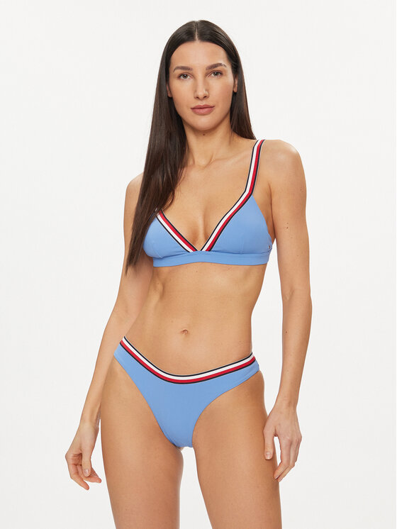 Tommy Hilfiger Tommy Hilfiger Góra od bikini UW0UW05290 Niebieski
