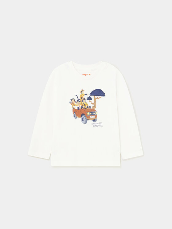 Mayoral Mayoral Блузка 1033 Білий Regular Fit