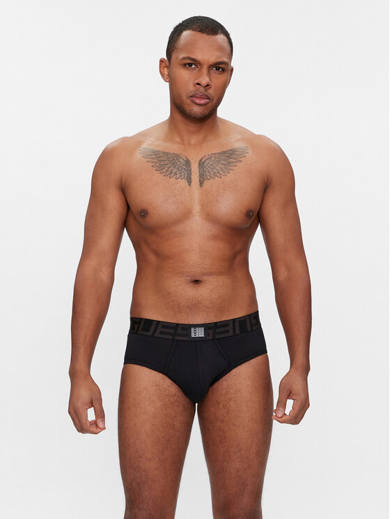 Guess Guess Set od 3 para muških slip gaća U4RG02 K6YW0 Crna
