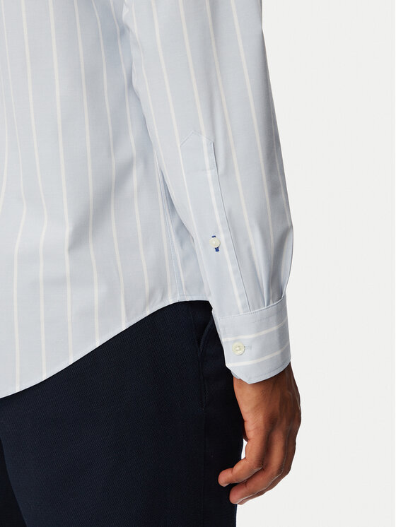 Tommy Hilfiger Tommy Hilfiger Krekls Performance MW0MW43430 Gaiši zila Slim Fit