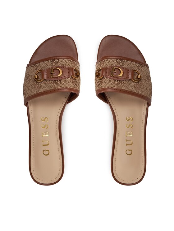 Starla Sandali Beige Guess Sandale Starla Paille Guess