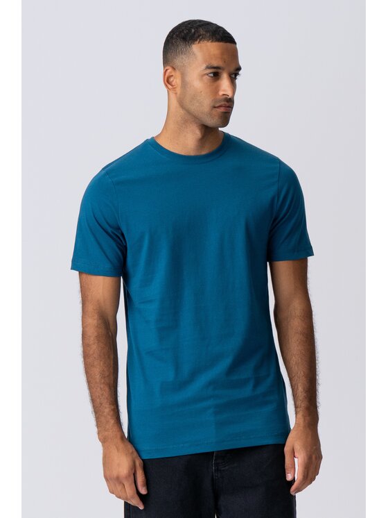 TeeShoppen TeeShoppen T-Shirt Organiczna koszulka Niebieski Regular Fit