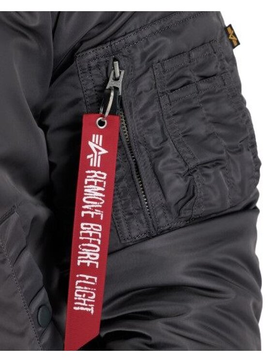 Alpha Industries Alpha Industries Kurtka bomber MA-1 VF 59 191118 Szary Regular Fit