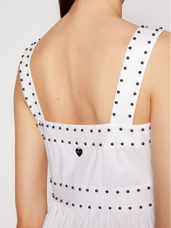TWINSET TWINSET Rochie de vară 211TT2480 Alb Regular Fit