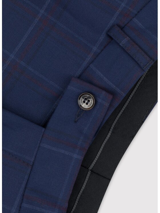 Pako Lorente Pako Lorente Spodnie garniturowe P24SF-6G-005 Granatowy Slim Fit