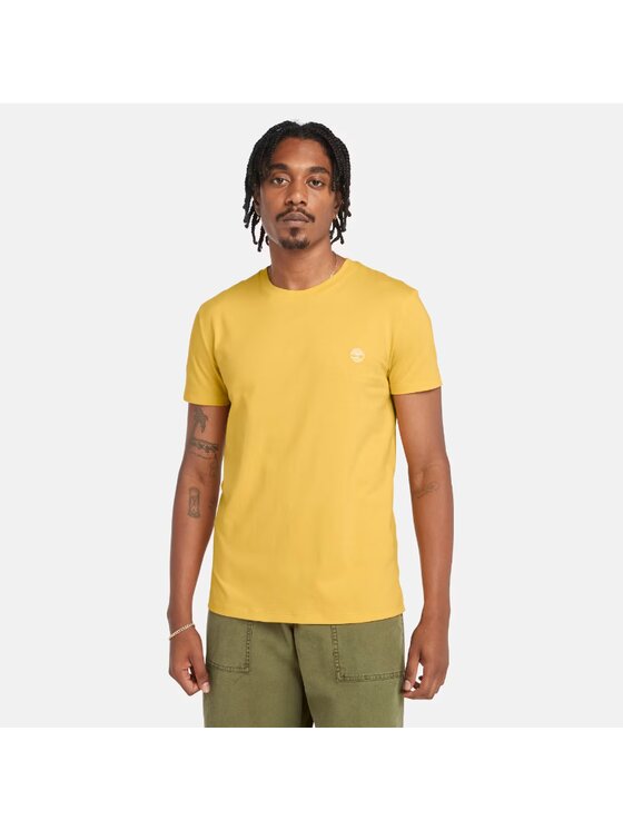 Timberland T shirt T Shirt Uomo Giallo Regular Fit Modivo