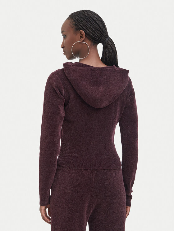 Juicy Couture Juicy Couture Hanorac JCWEB005 Maro închis Regular Fit