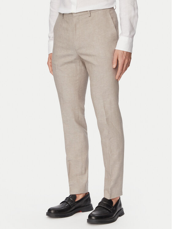 HUGO HUGO Oblek Arti/Hesten242V1X 50559671 Béžová Extra Slim Fit