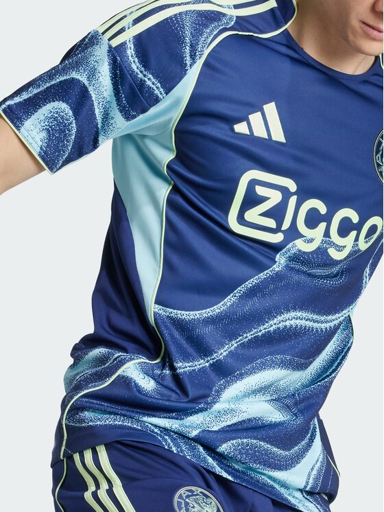 adidas adidas Koszulka techniczna Ajax Amsterdam 25/26 Away Jersey Błękitny Slim Fit