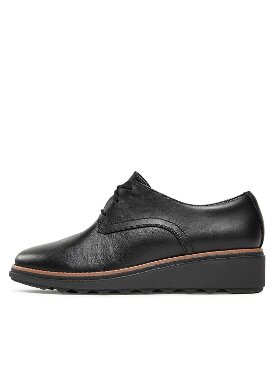 Clarks Clarks Oxfordky Sharon Rae 261754164 Čierna