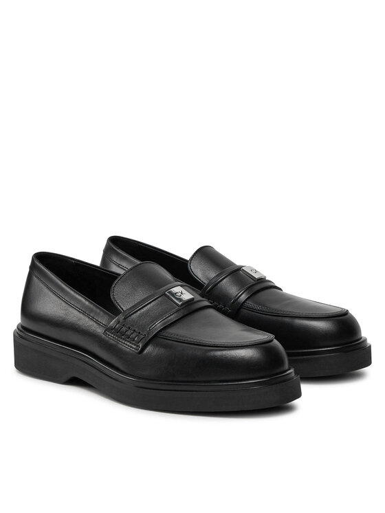 Calvin Klein Calvin Klein Сліпери Loafer W/Hw Lth HW0HW02182 Чорний