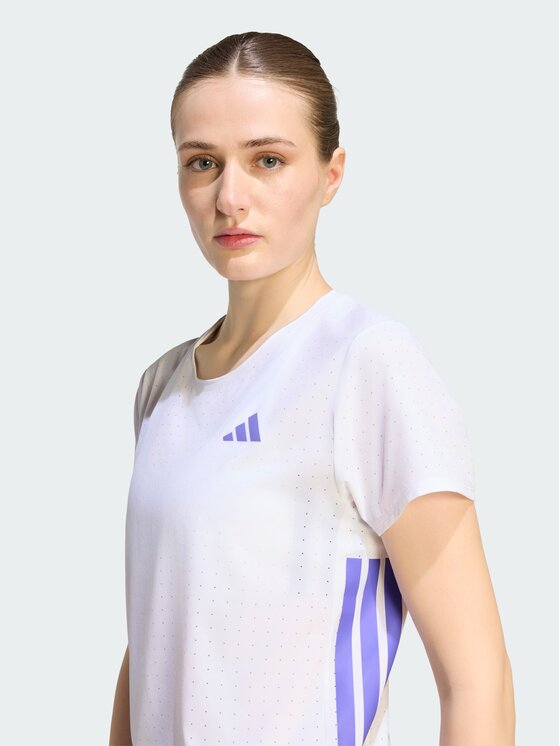 adidas adidas Koszulka techniczna 147077 Biały Slim Fit
