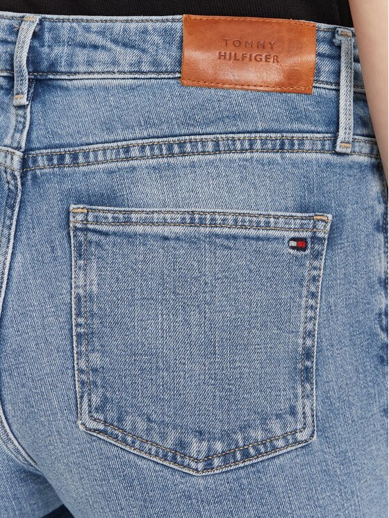 Tommy Hilfiger Tommy Hilfiger Jeans hlače WW0WW44346 Modra Bootcut Fit