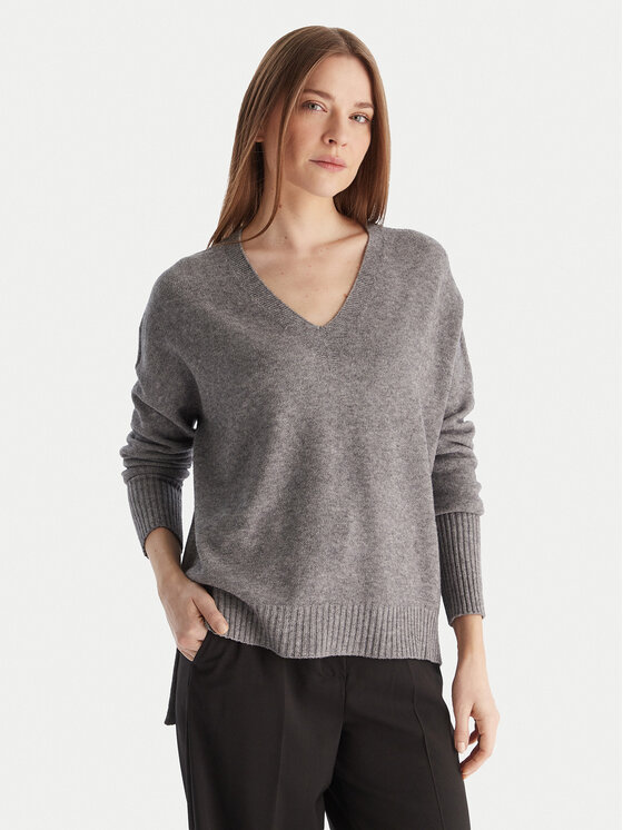 Kontatto Kontatto Pullover 3M0842C Grau Relaxed Fit