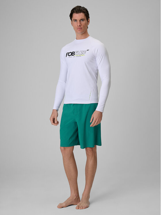 4F 4F Szorty kąpielowe FOB SUMMER Turkusowy Regular Fit