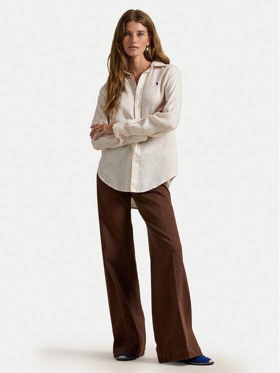 Polo Ralph Lauren Polo Ralph Lauren Marškiniai 211970730511 Smėlio Classic Fit