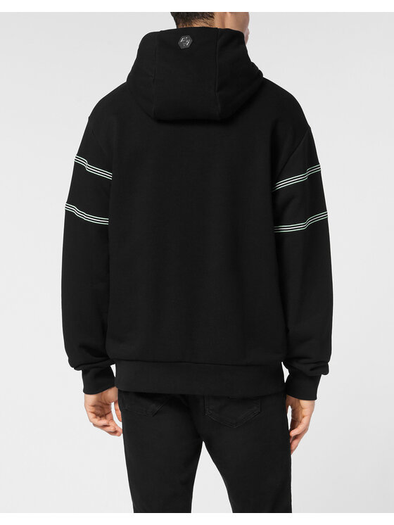 PHILIPP PLEIN PHILIPP PLEIN Mikina 22639 Čierna Regular Fit