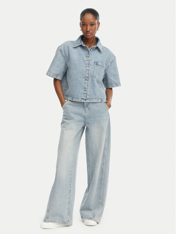 HUGO HUGO Jeanshemd Gesila_1 50559758 Himmelblau Relaxed Fit