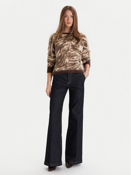 ViCOLO ViCOLO Πουλόβερ 55044F Καφέ Regular Fit