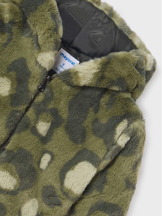 Mayoral Mayoral Pelliccia 7.409 Verde Regular Fit