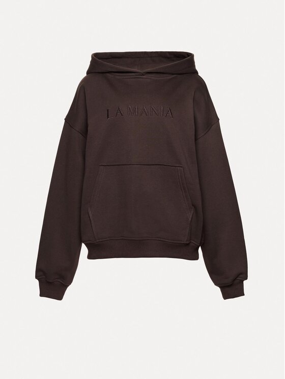 La Mania La Mania Bluza BROOK Brązowy ciemny Basic Fit