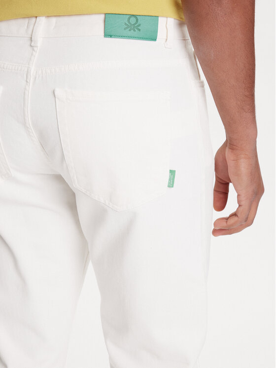 United Colors Of Benetton United Colors Of Benetton Τζιν 4RZVUE01W Εκρού Straight Fit
