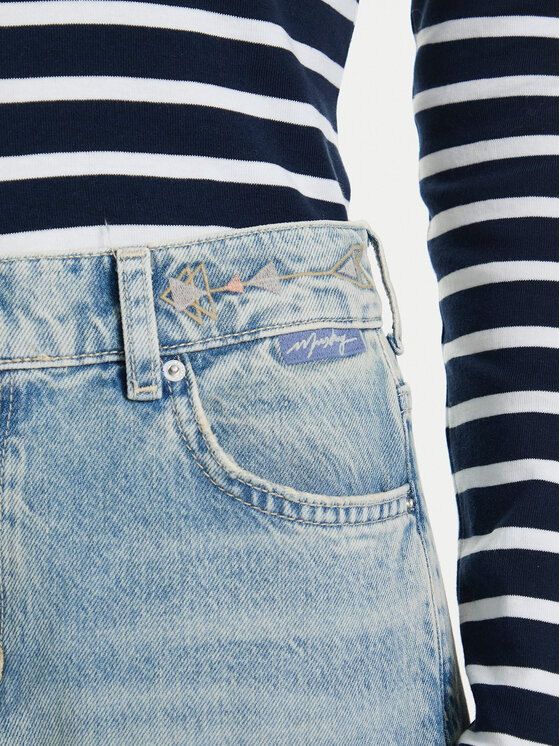 Mustang Mustang Jeans hlače Madison 1016929 Modra Wide Fit