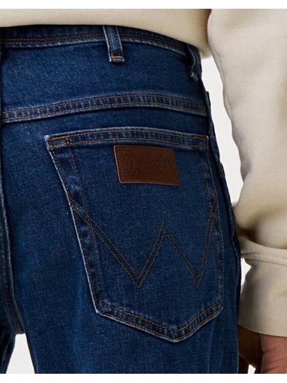 Wrangler Wrangler Jeansy TEXAS SLIM Niebieski Slim Fit