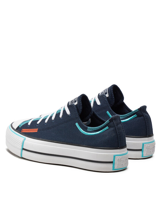 Converse Converse Кецове Chuck Taylor All Star Lift Platform Color Pop Ox A07597C Черен