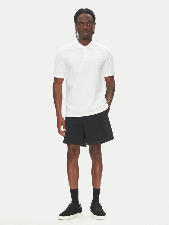 BOSS BOSS Šortky z materiálu C-Karlos 50540597 Černá Regular Fit