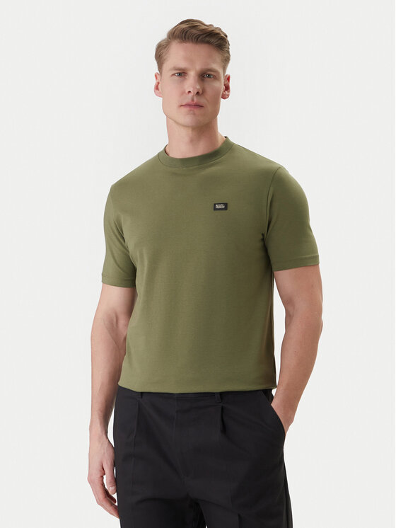 KARL LAGERFELD KARL LAGERFELD Marškinėliai 755052 562235 Žalia Regular Fit