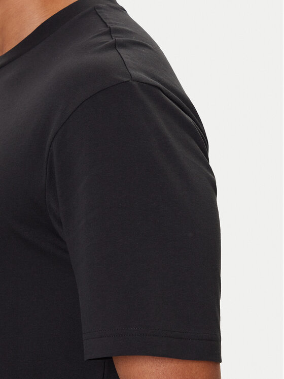 HUGO HUGO Футболка Nulibax 50549155 Чорний Regular Fit