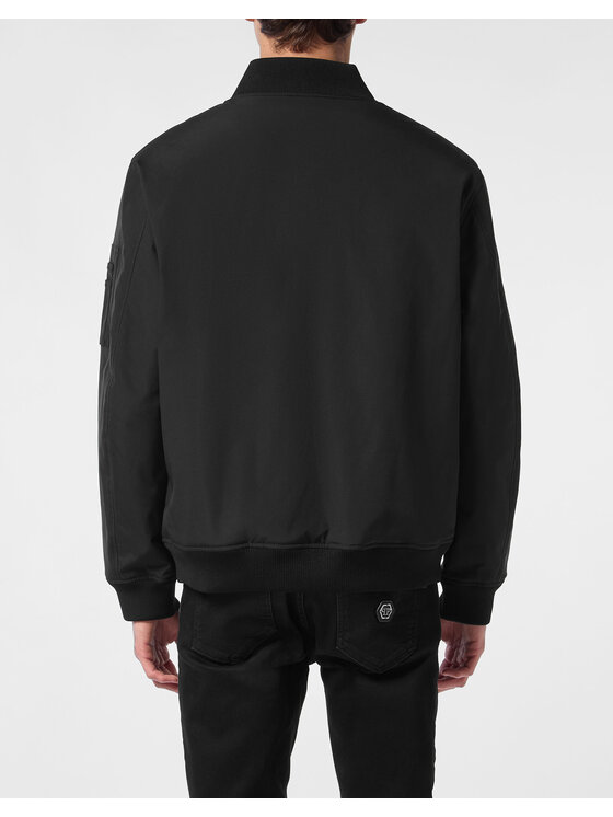PHILIPP PLEIN PHILIPP PLEIN Bunda bomber 25601 Černá Regular Fit