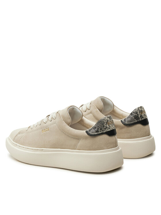 BOSS BOSS Sneakersy Amber Tenn 50536263 Écru