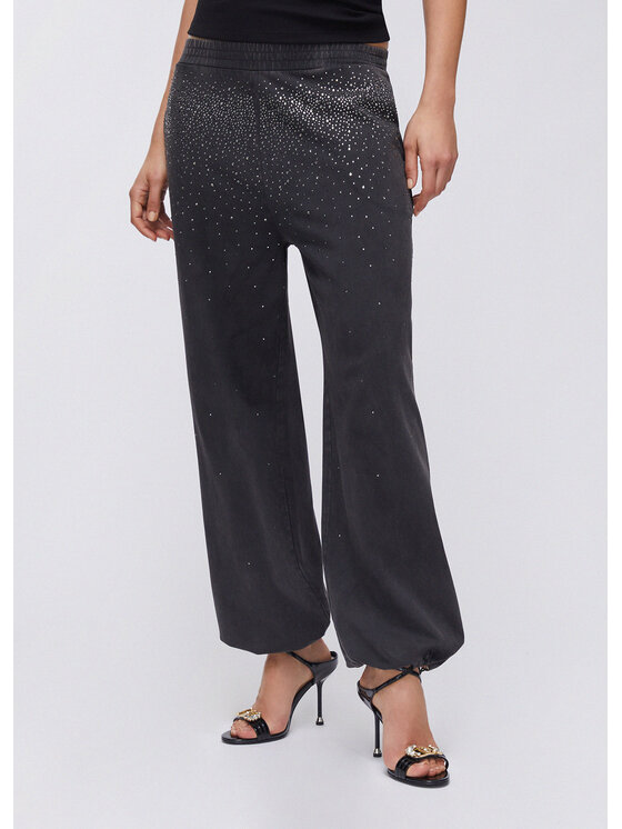 Liu Jo Liu Jo Pantaloni di tessuto TA6102JS008P9282 Nero Regular Fit