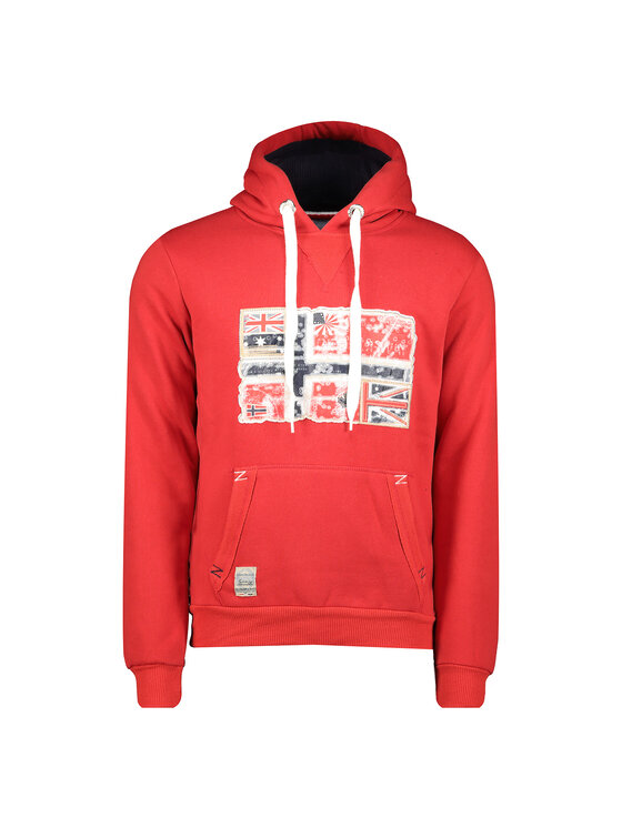 Geographical Norway Geographical Norway Bluza WT1874H/GN-RED Czerwony Reglan Fit