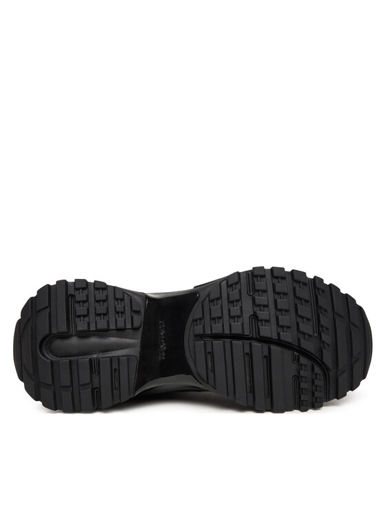 Calvin Klein Calvin Klein Laisvalaikio batai Hike Runner Lace Up Techmix YW0YW02030 Juoda