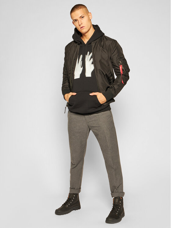 Alpha Industries Alpha Industries Bunda bomber Ma-1 191103 Černá Regular Fit
