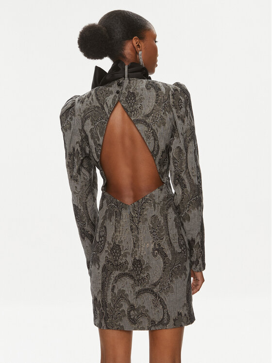 Custommade Custommade Sukienka koktajlowa Junette 999498442 Szary Regular Fit