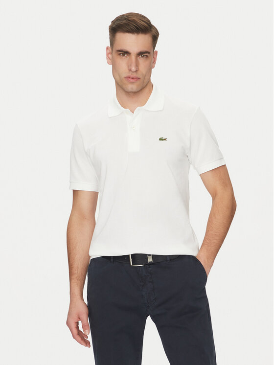 Lacoste Polokošeľa PH9851 Biela Classic Fit