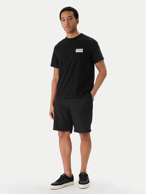 Calvin Klein Jeans Calvin Klein Jeans T-krekls 20s Easy LV04RF294G Melns Regular Fit