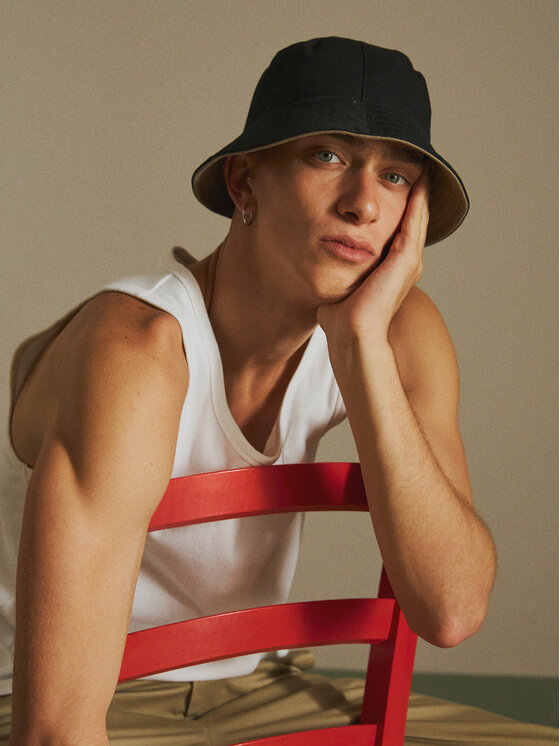 Solid Solid Tank top 21108248 Alb Regular Fit