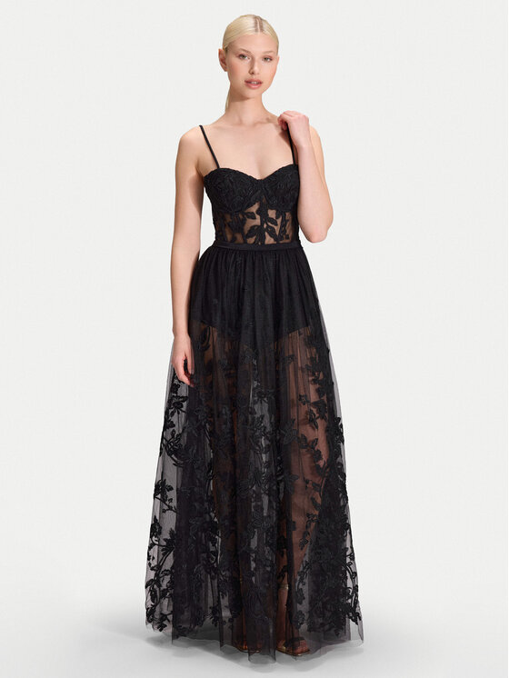 Hey Kyla Hey Kyla Вечірня сукня 5AK032HK Чорний Regular Fit