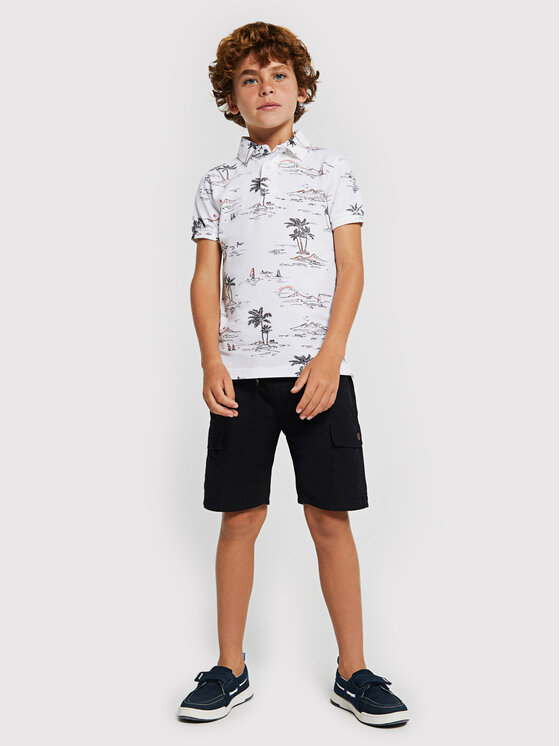 Pantaloncini di tessuto 6207 Nero Regular Fit