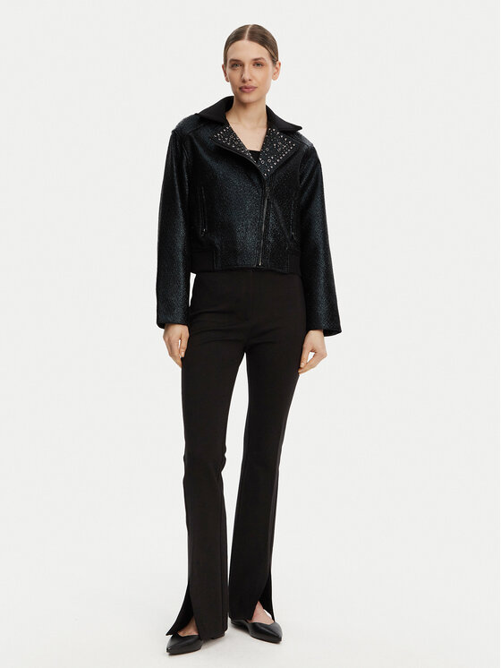 DKNY DKNY Kevad-sügis jope P4JJ6XIY Must Regular Fit