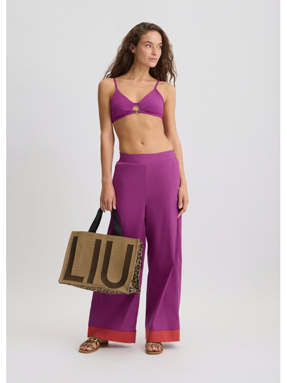 Liu Jo Liu Jo Koszulka plażowa VA5065TS330C3649 Fioletowy
