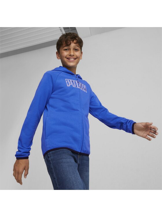 Puma Puma Bluza 676291 Niebieski Regular Fit