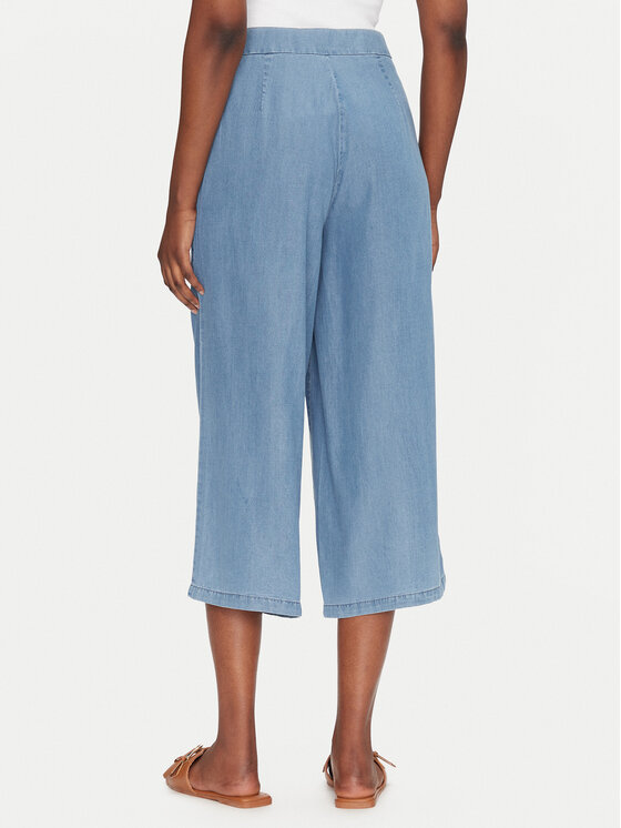 ONLY ONLY Kalhoty culottes Charis 15337936 Modrá Wide Leg